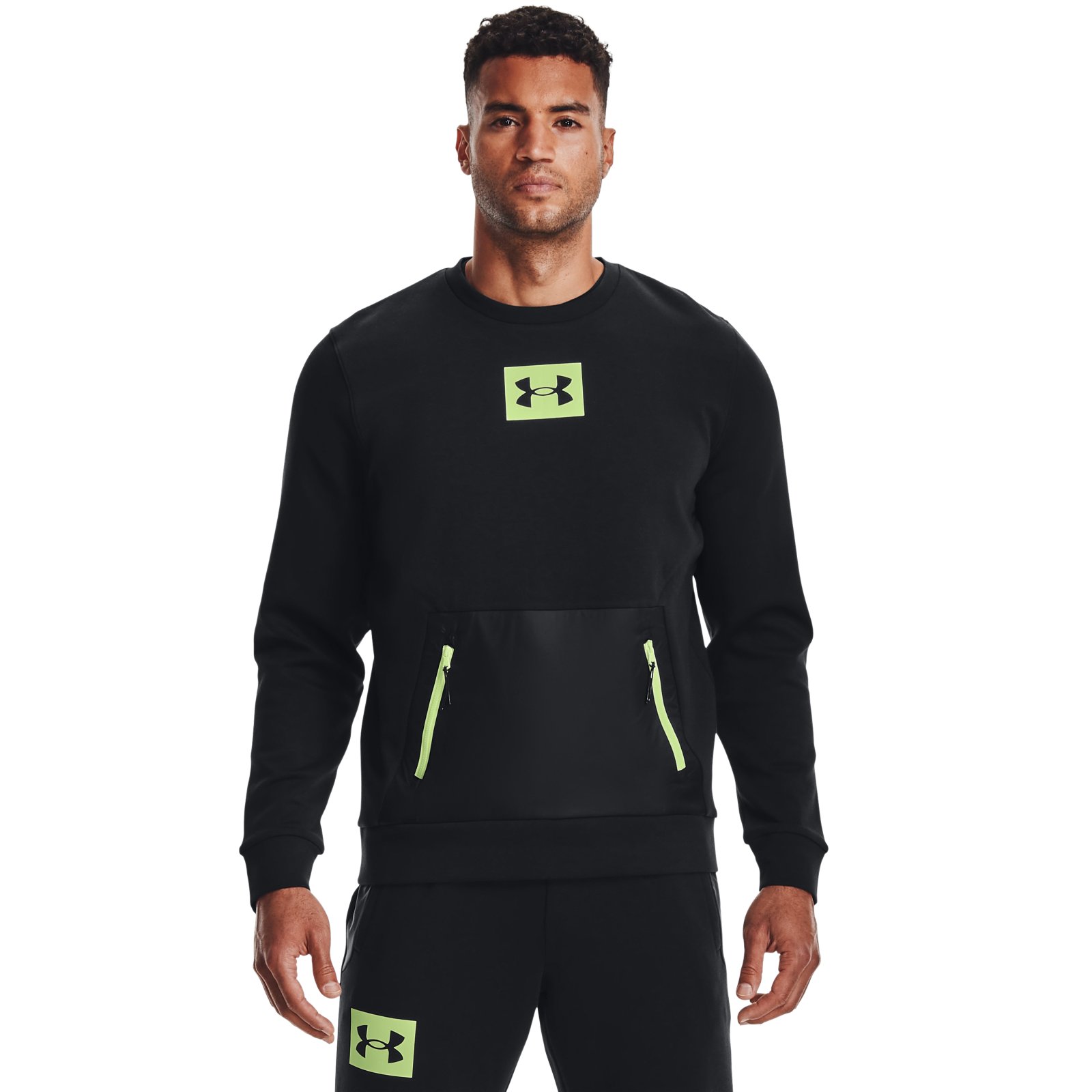 

Свитшот мужской Under Armour 1366222-001 черный LG, 1366222-001