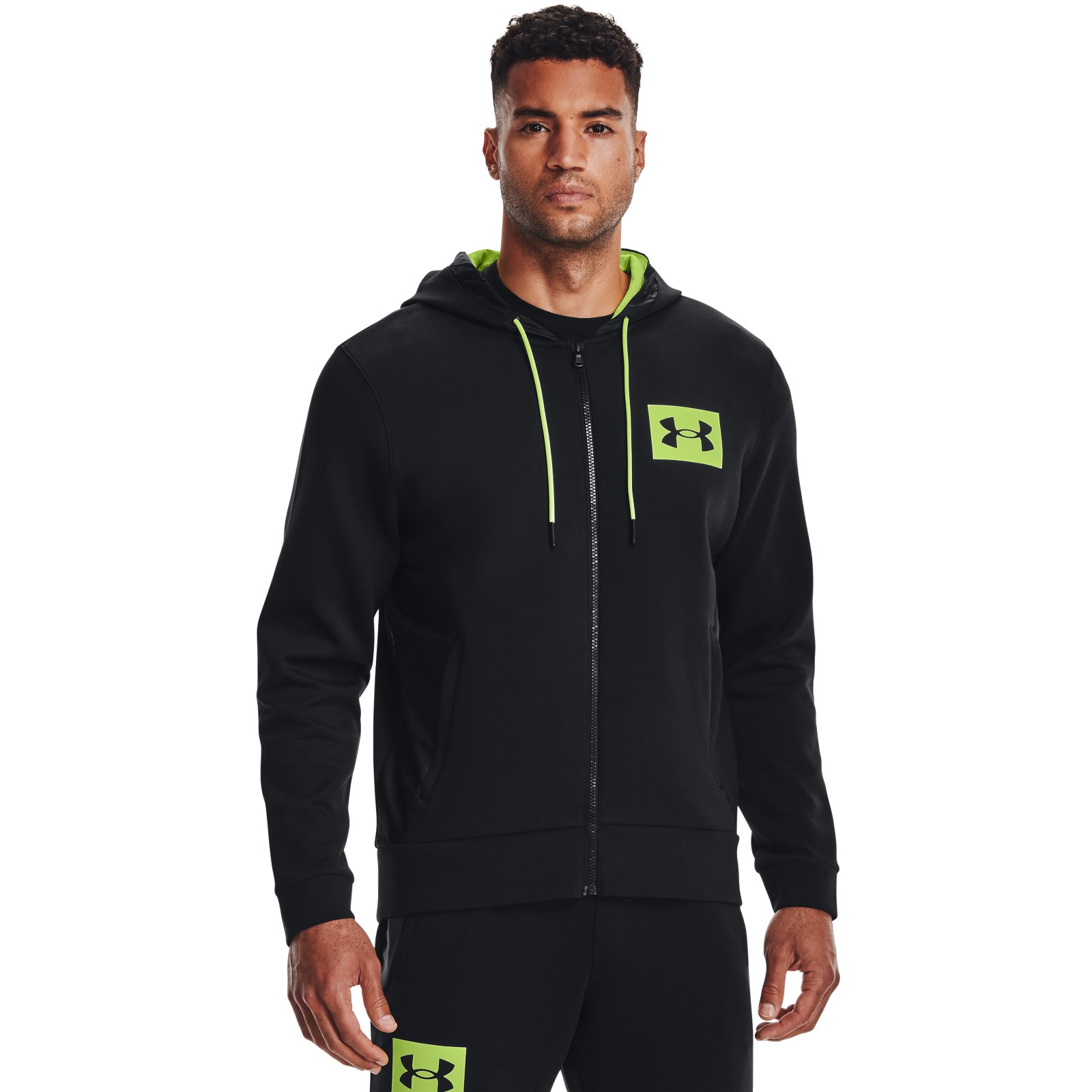 

Толстовка мужская Under Armour 1366232-001 черная LG, 1366232-001