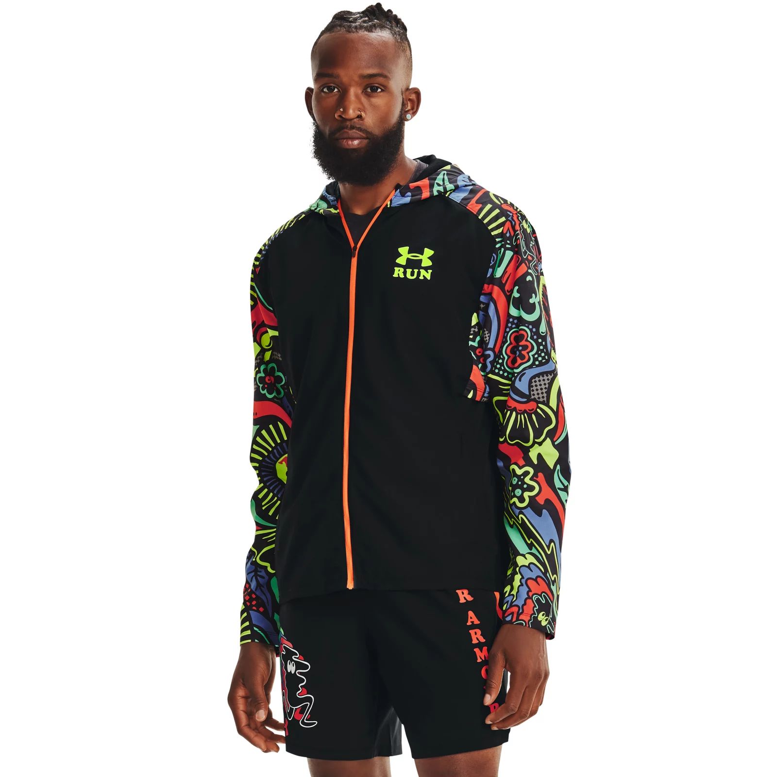 

Ветровка мужская Under Armour 1365667-001 черная LG, 1365667-001