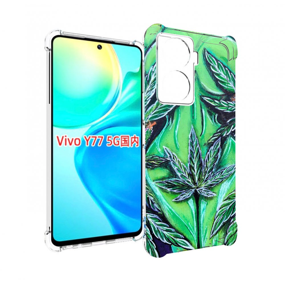 

Чехол MyPads зеленая девушка для Vivo Y77 5G, Прозрачный, Tocco