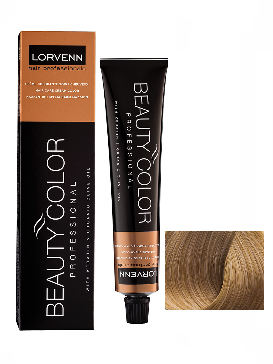 Крем-краска LORVENN HAIR PROFESSIONALS BEAUTY COLOR 8.31 светло-русый медовый 70 мл