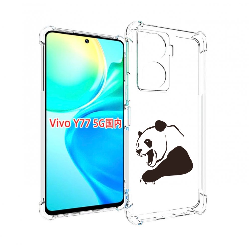 

Чехол MyPads злая-панда для Vivo Y77 5G, Прозрачный, Tocco