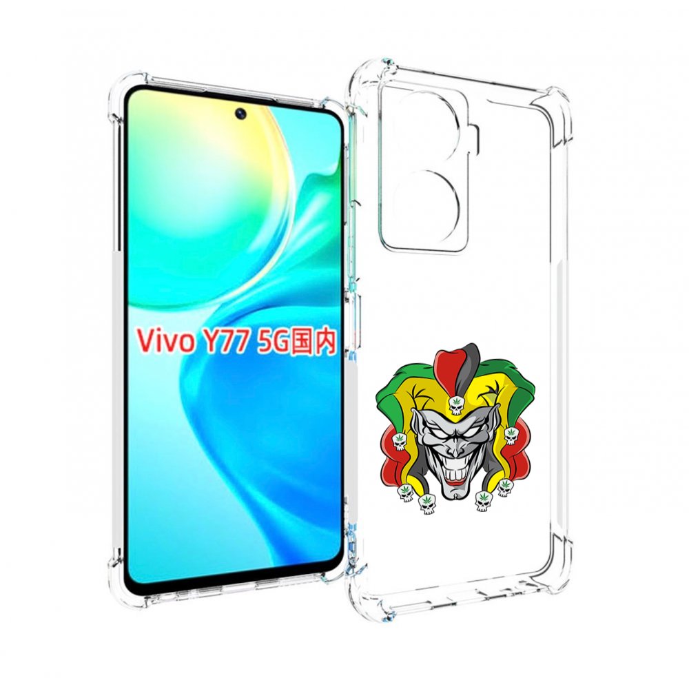

Чехол MyPads злодей-клоун для Vivo Y77 5G, Прозрачный, Tocco