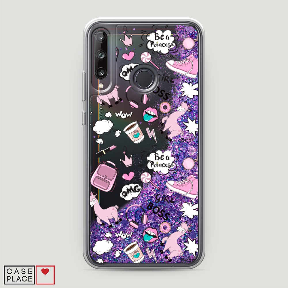 

Чехол Awog "Стильная лама" на Huawei P40 lite E/Honor 9C/Y7p, 612492-1