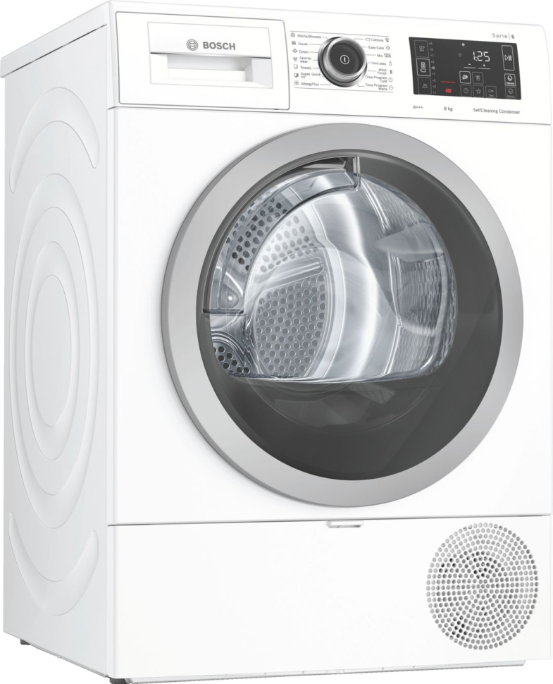 

Сушильная машина Bosch WTW876LBY белая, WTW876LBY