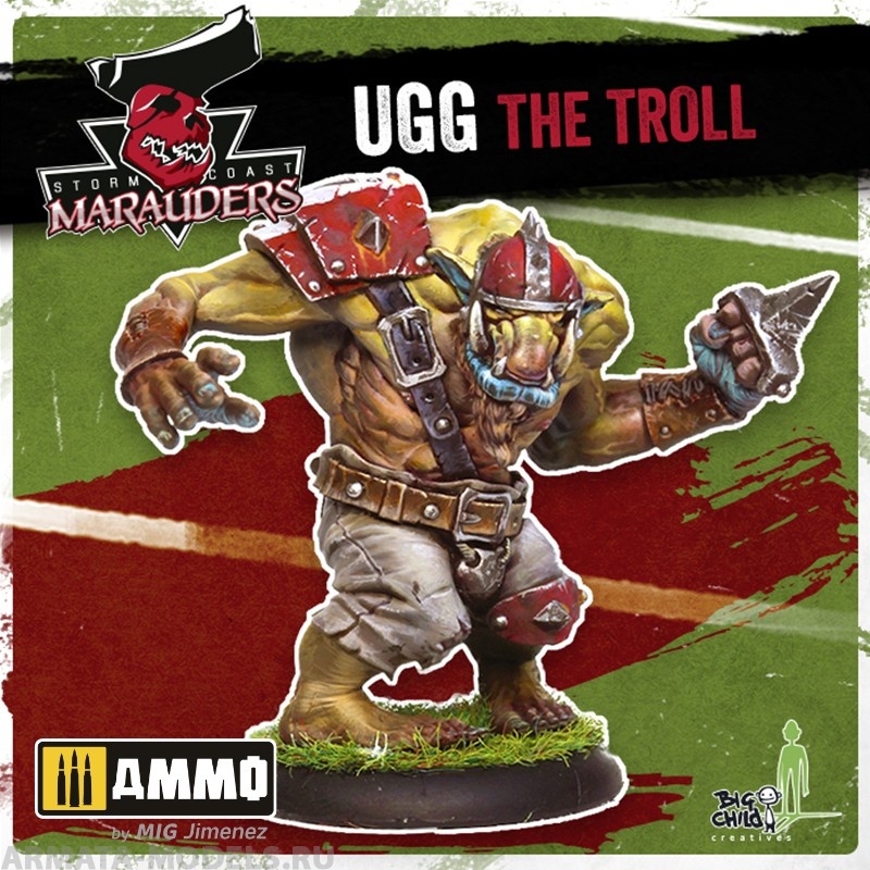 

BCBS350002 Миниатюра Ugg the Troll
