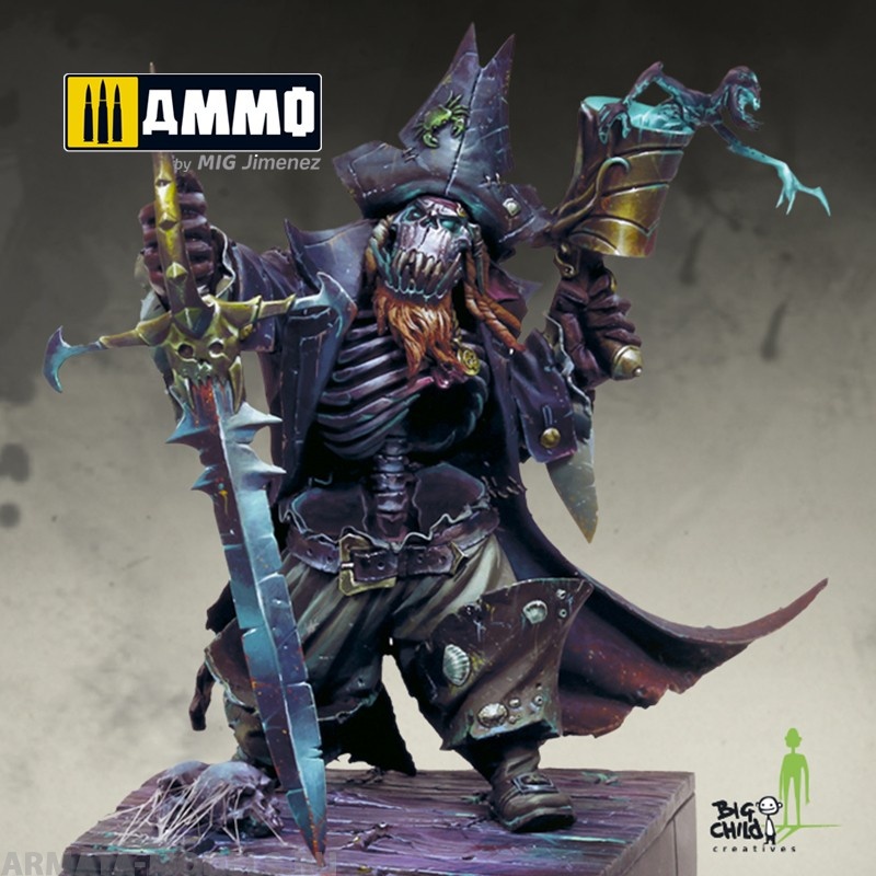 

BCBS700001 Миниатюра Kpt. Albrork the Fourfold Damned