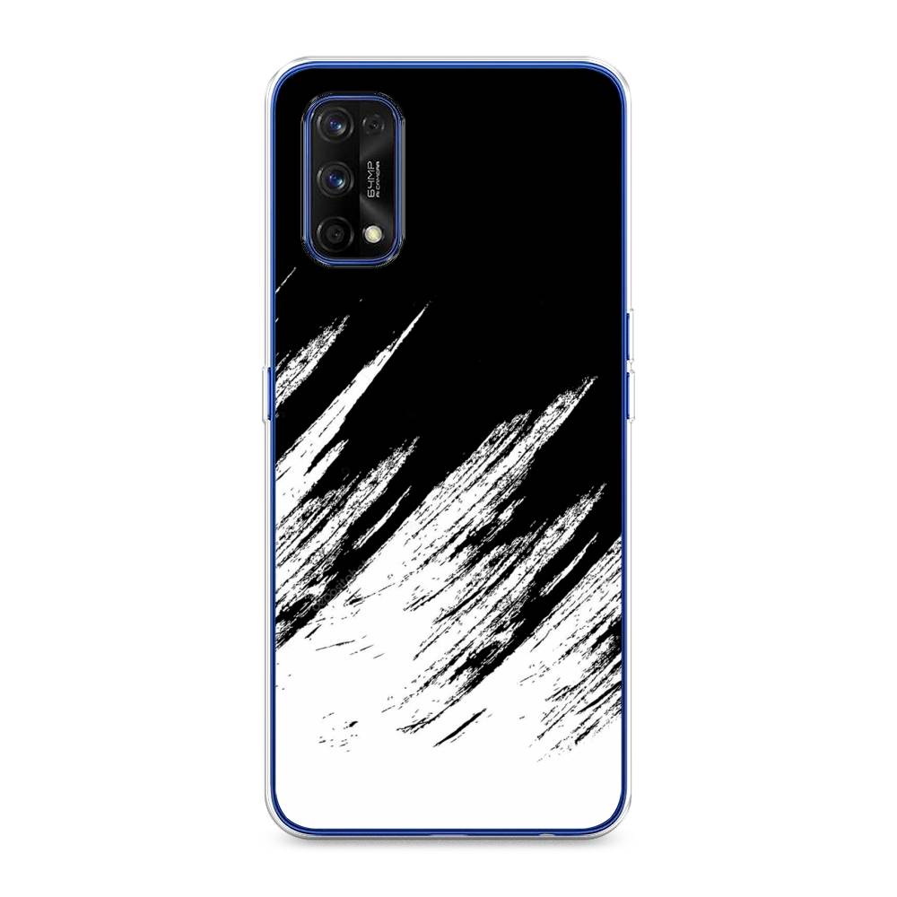 

Чехол Awog на Realme 7 Pro "Черно белые брызги", Разноцветный, 254050-3
