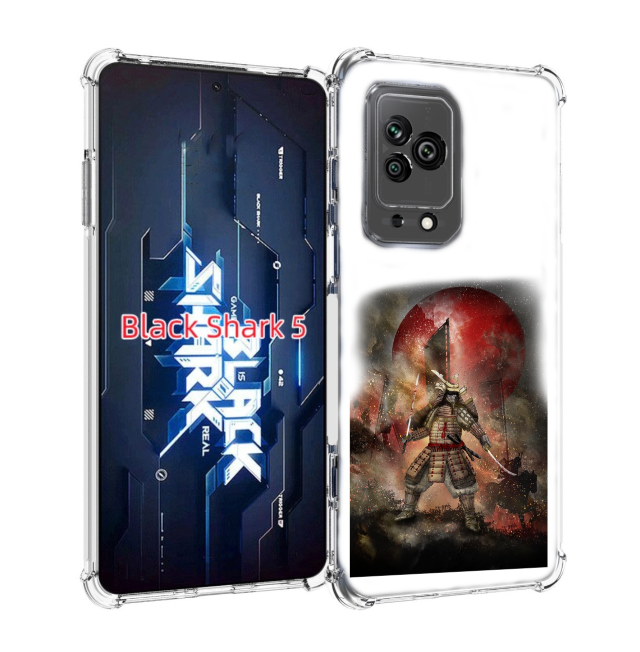 

Чехол MyPads китайскийвоин для Xiaomi Black Shark 5, Прозрачный, Tocco