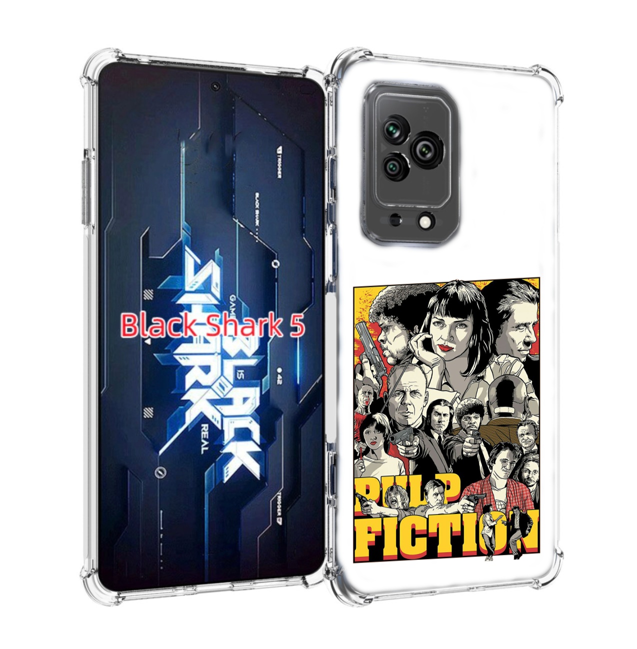 

Чехол MyPads комикс картинка для Xiaomi Black Shark 5, Прозрачный, Tocco