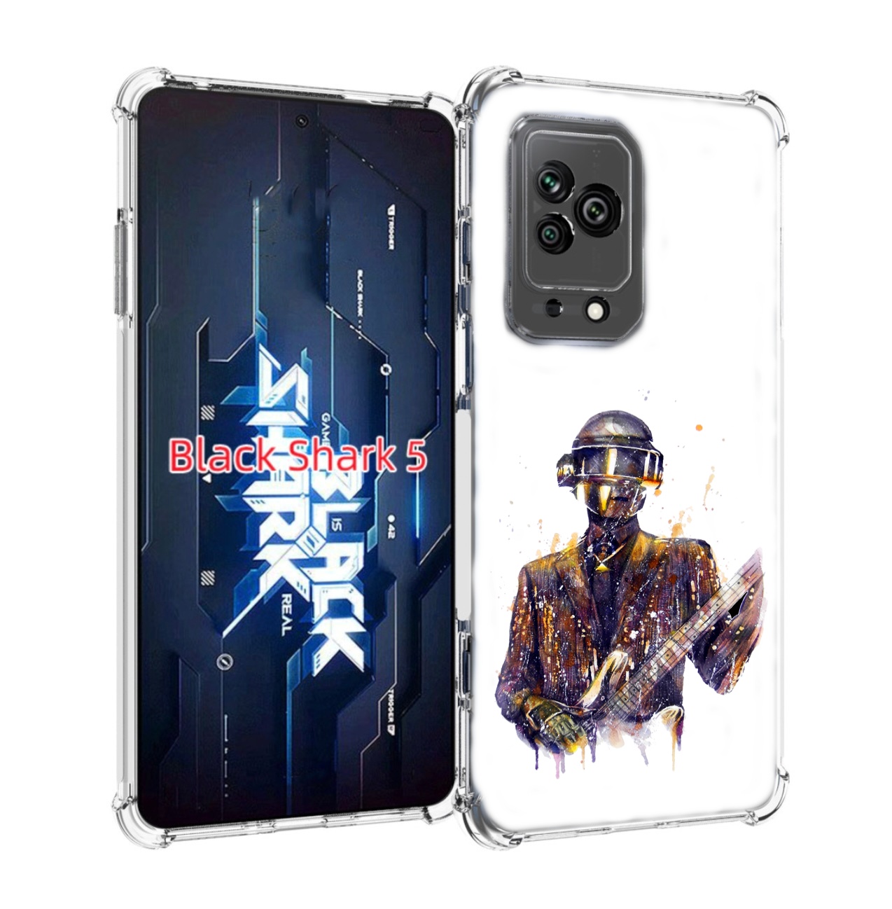 

Чехол MyPads космо-гитарист для Xiaomi Black Shark 5, Прозрачный, Tocco