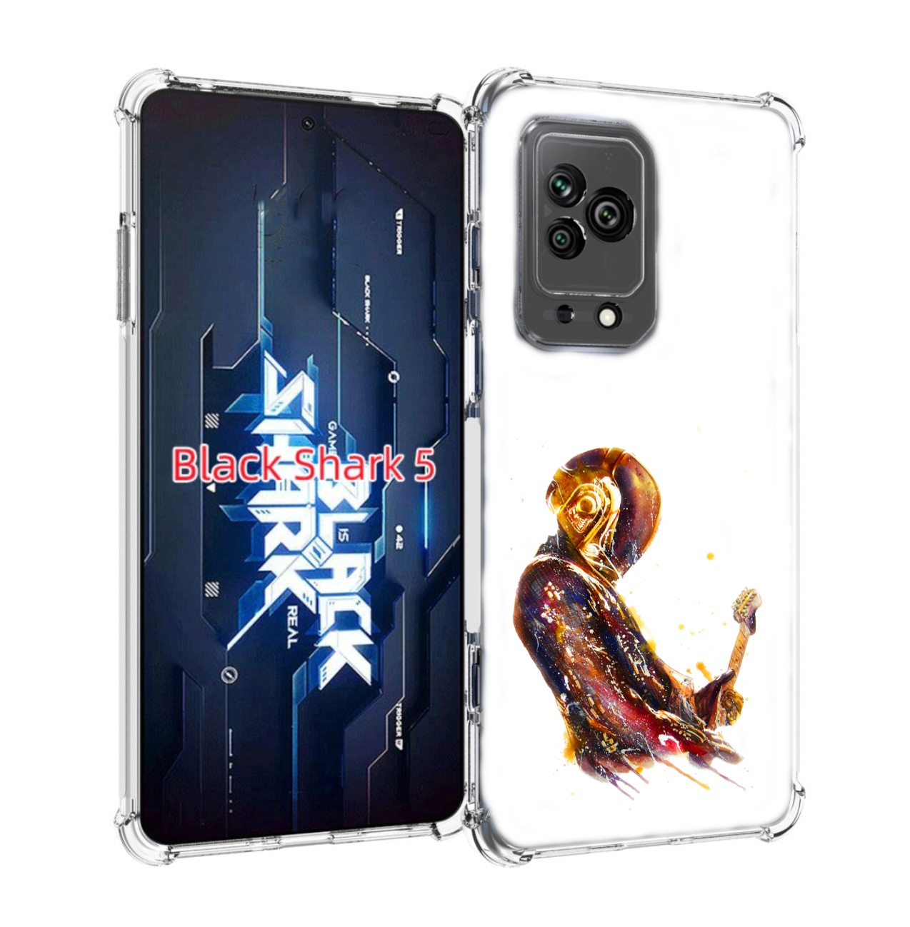 

Чехол MyPads космо-музыкант для Xiaomi Black Shark 5, Прозрачный, Tocco