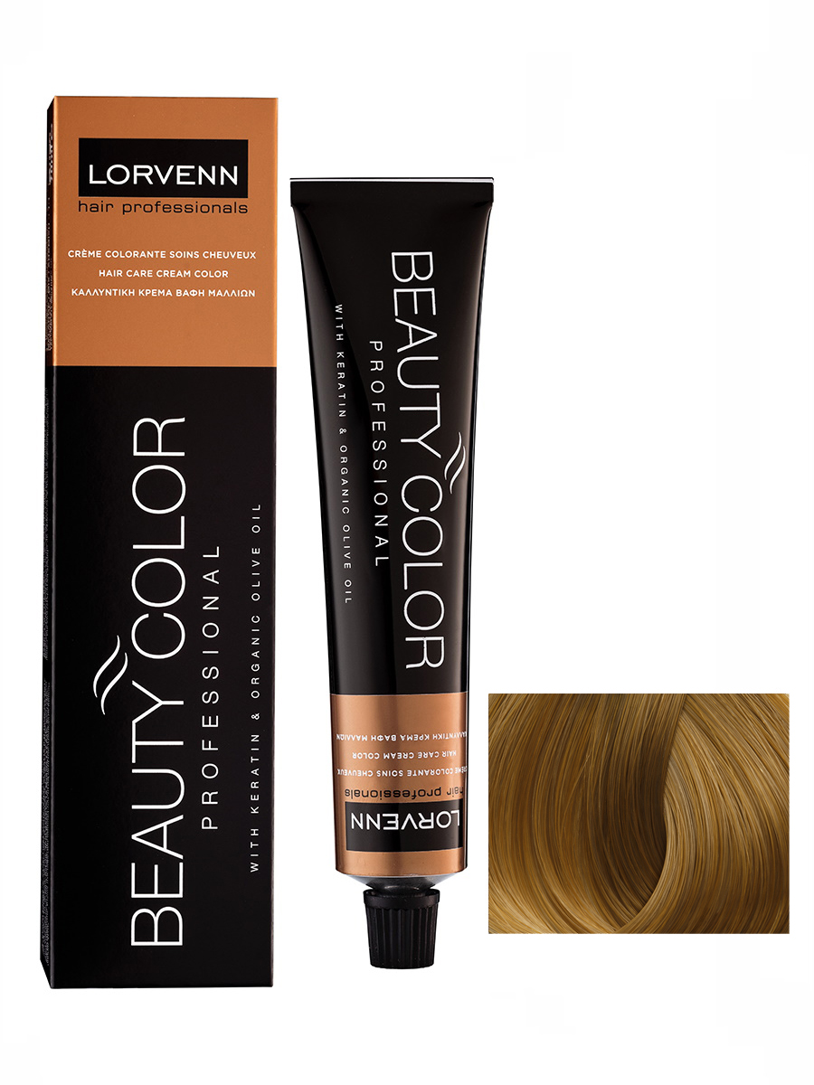 Купить Крем-краска LORVENN HAIR PROFESSIONALS BEAUTY COLOR 9.34 золотисто-медный блондин 70 мл