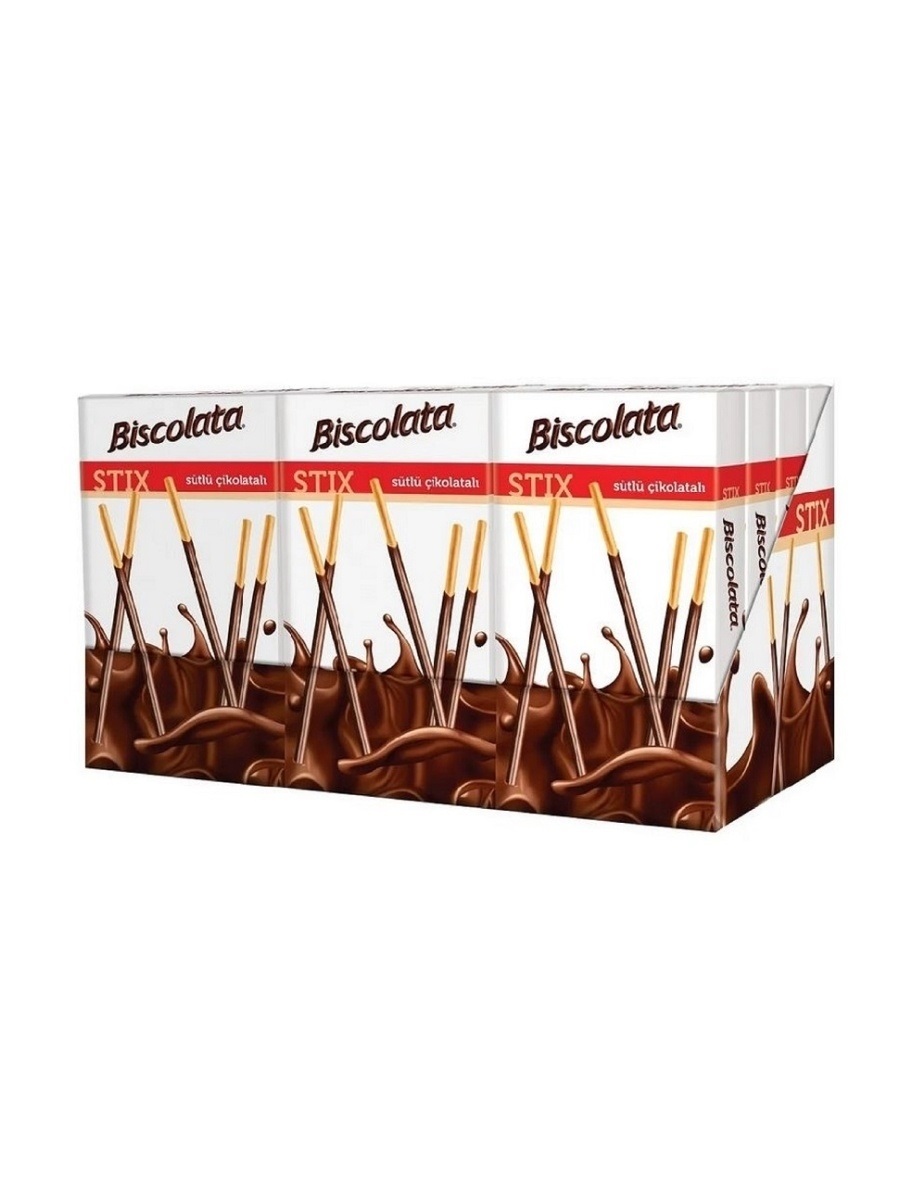 

Набор Бисквитные палочки Biscolata покрытые молочным шоколадом, 480 г