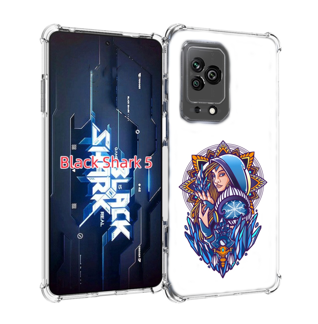 

Чехол MyPads кристал мейден дота 2 для Xiaomi Black Shark 5, Прозрачный, Tocco