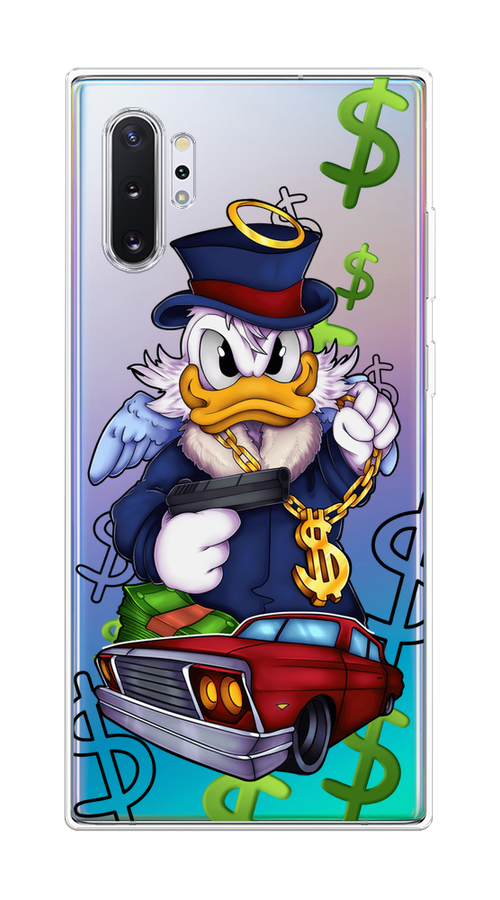 

Чехол на Samsung Galaxy Note 10 Plus "Scrooge McDuck with a Gold Chain", Красный;синий;белый, 28550-6