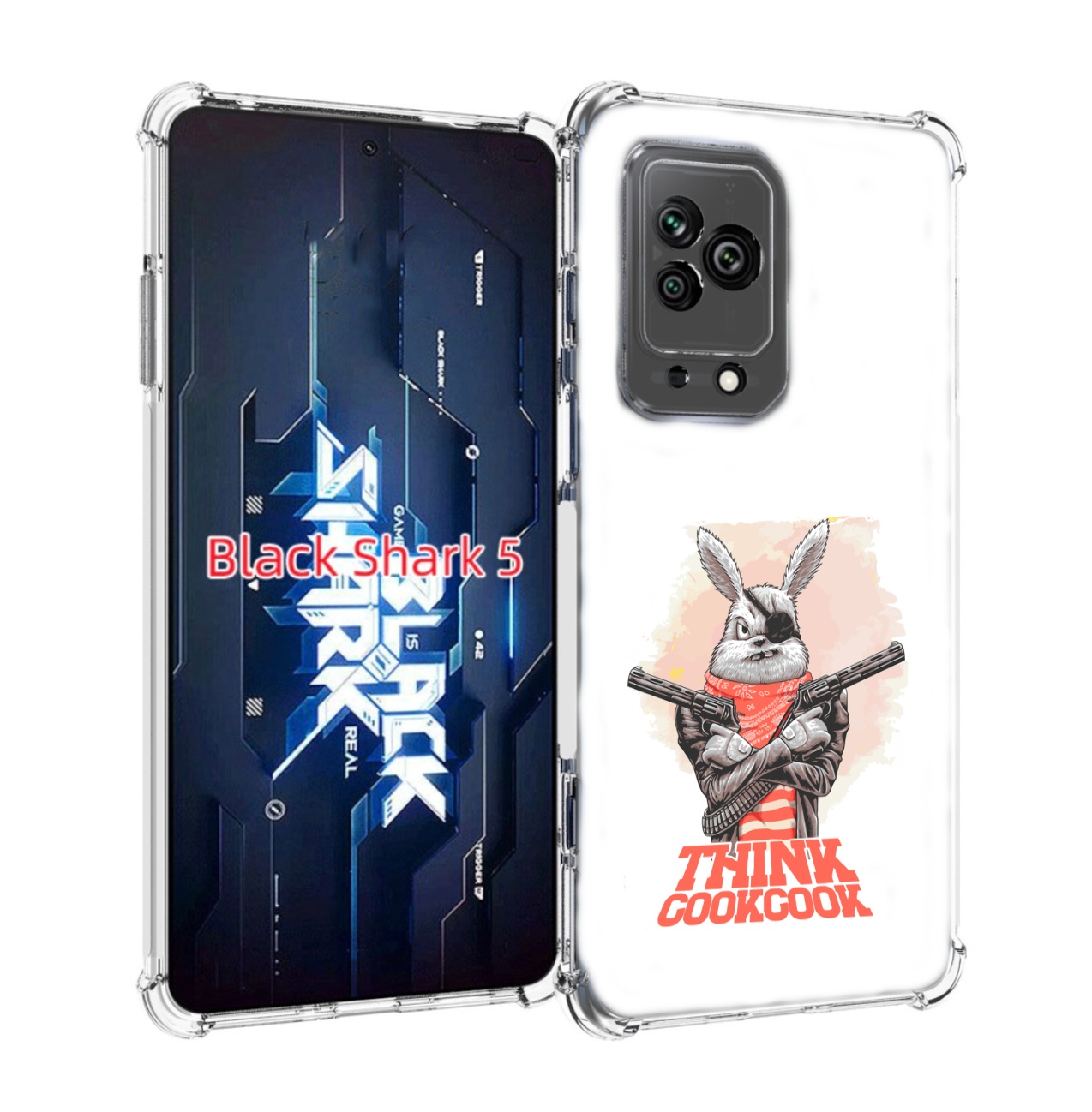

Чехол MyPads кролик пират для Xiaomi Black Shark 5, Прозрачный, Tocco