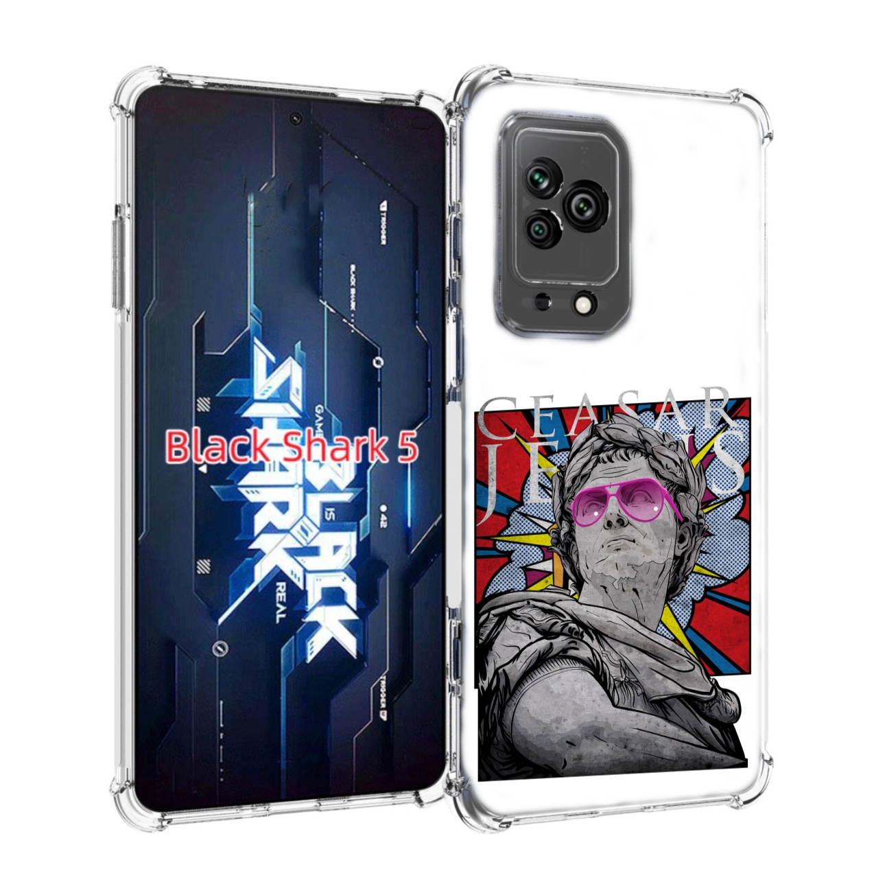 

Чехол MyPads крутая статуя свободы для Xiaomi Black Shark 5, Прозрачный, Tocco
