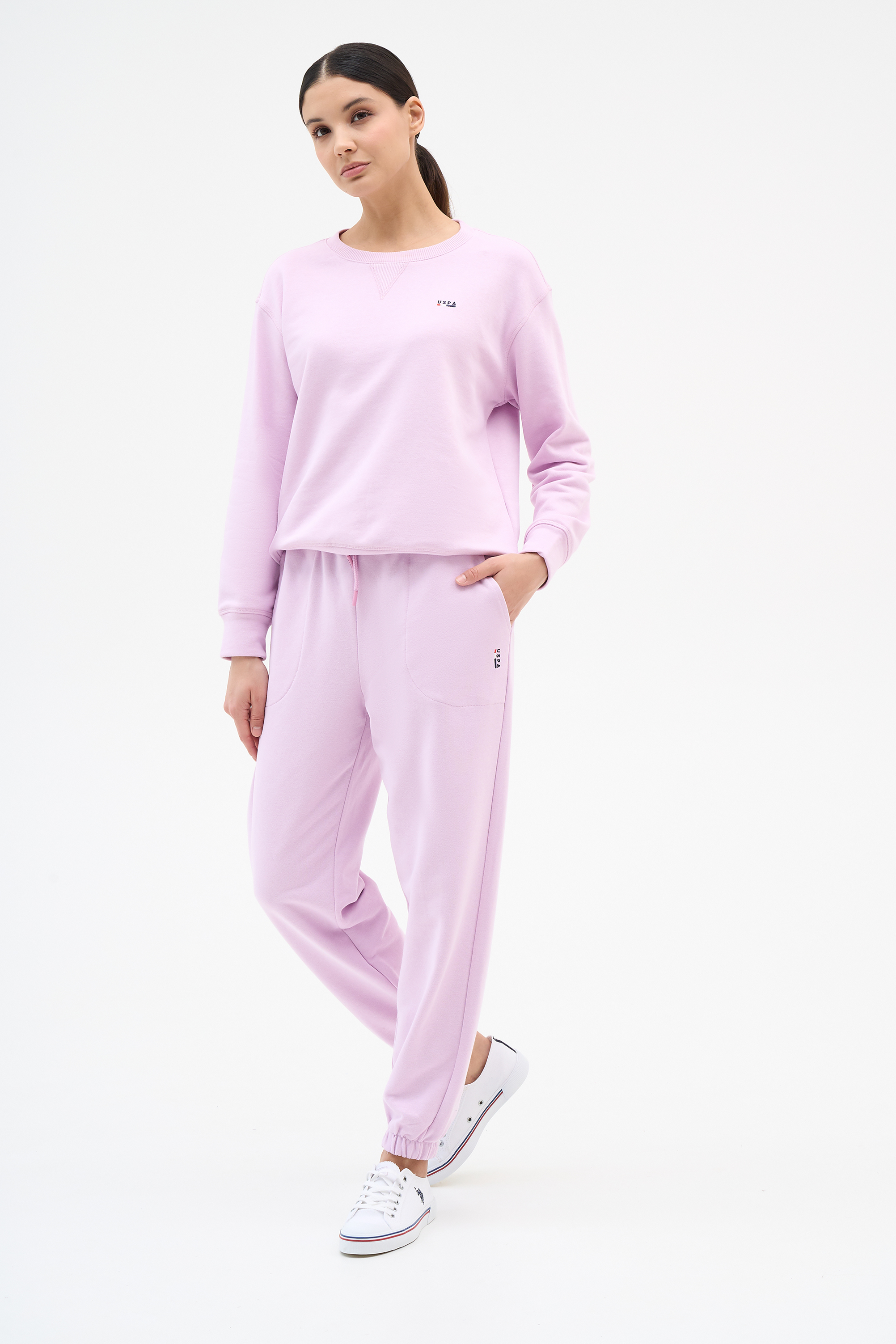 

Спортивные брюки женские U.S. POLO Assn. G082SZ0OP0R-MEG фиолетовые XS, Фиолетовый, G082SZ0OP0R-MEG