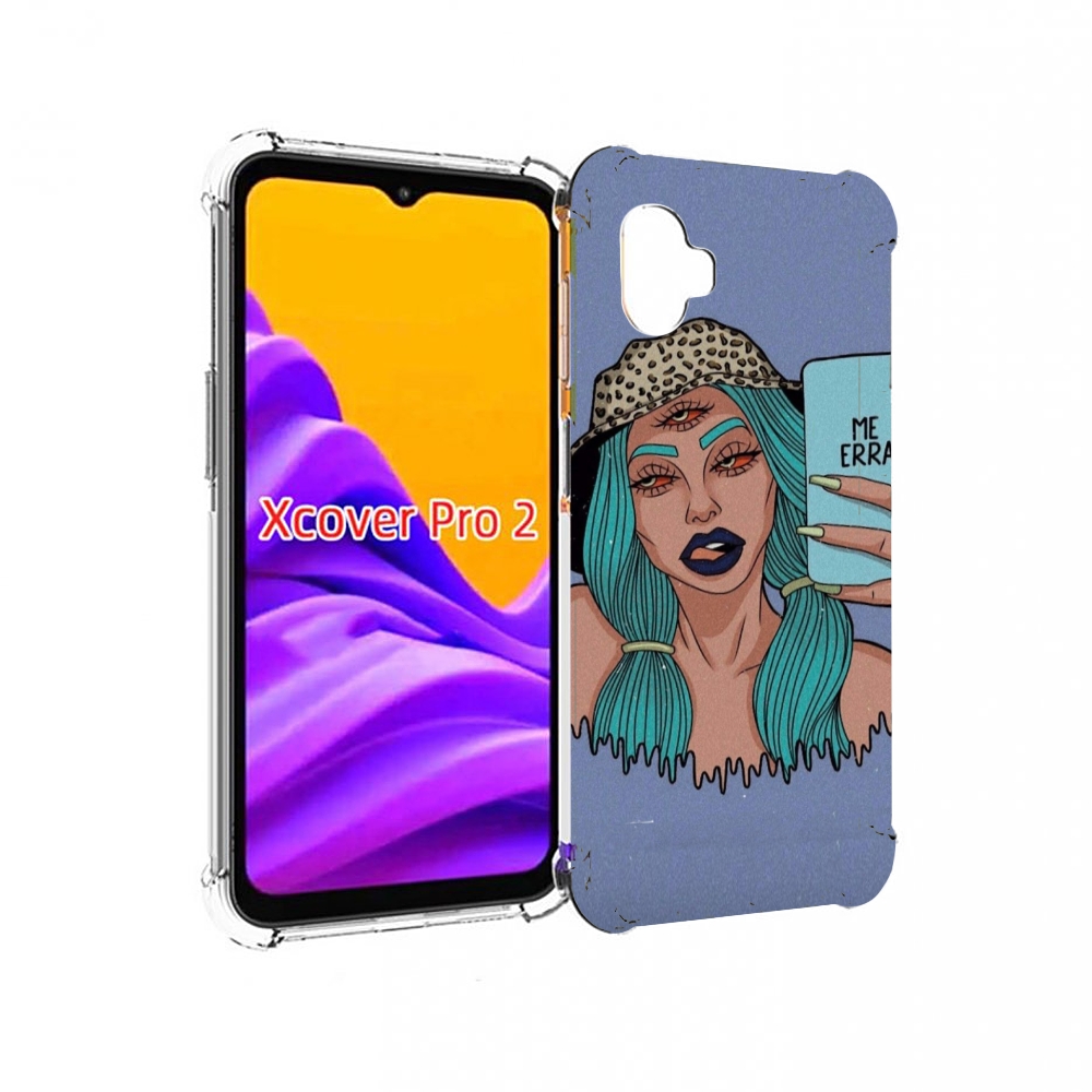 

Чехол MyPads ME Erra женский для Samsung Galaxy Xcover Pro 2, Прозрачный, Tocco