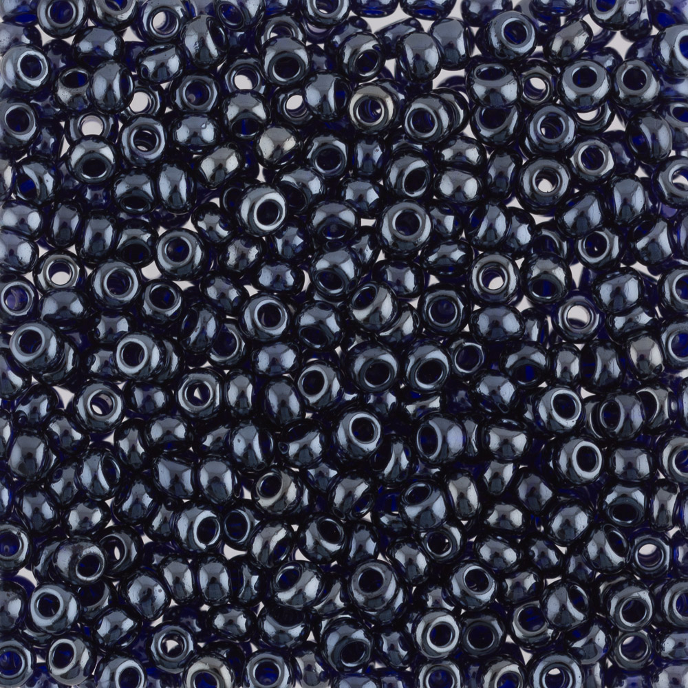 

Бисер Gamma Чехия 1, 10/0, 2,3 мм, 10 штх5 г, 1-й сорт, A030 черничный, Синий