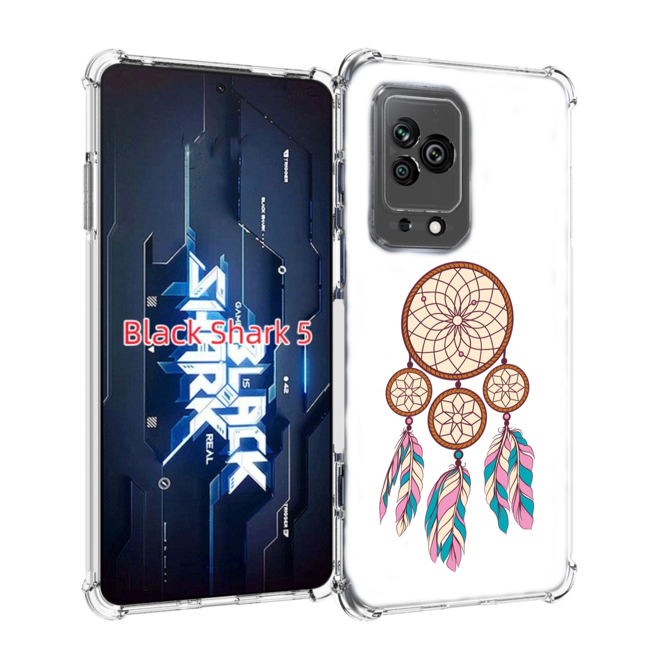 

Чехол MyPads ловец снов бежевый для Xiaomi Black Shark 5, Прозрачный, Tocco