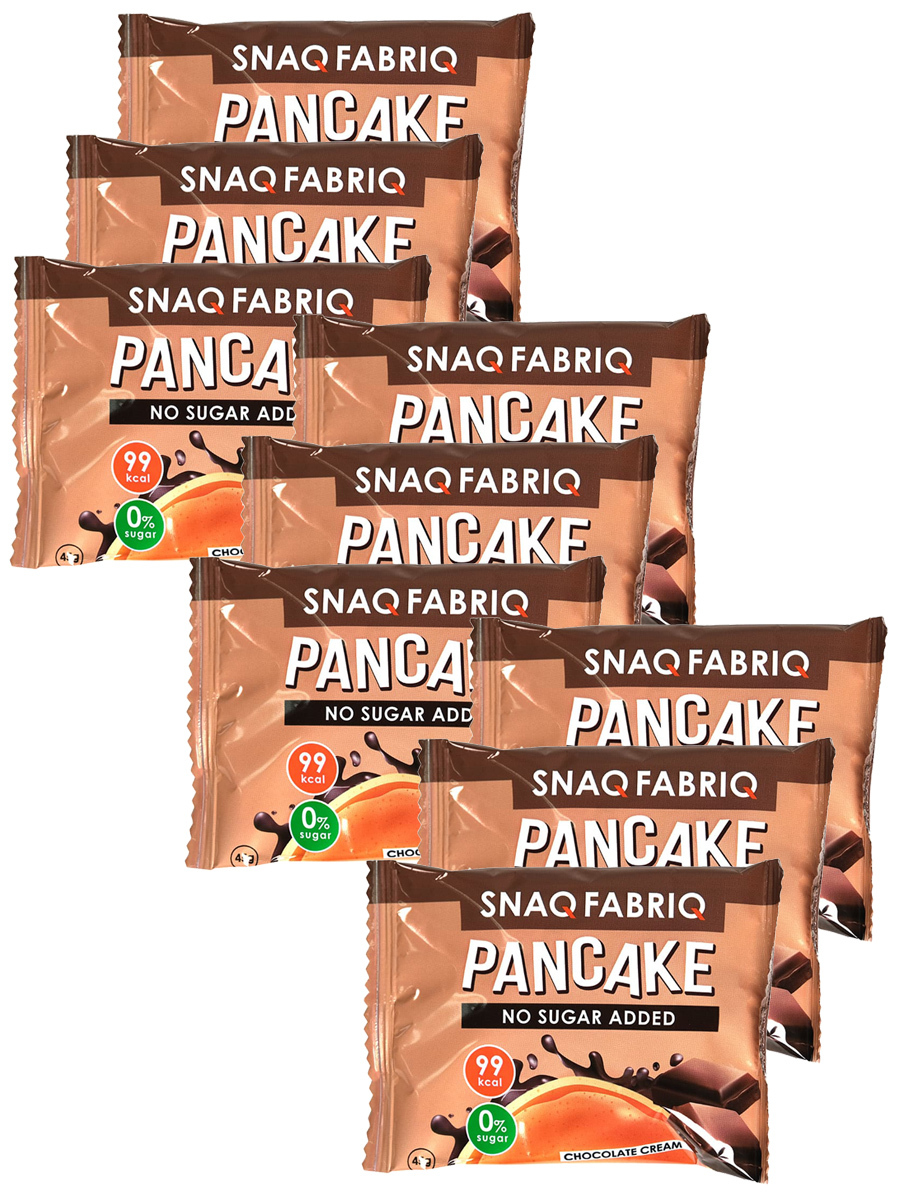 

Панкейки Snaq Fabriq PANCAKE Нежный шоколад, 9 шт по 45 г