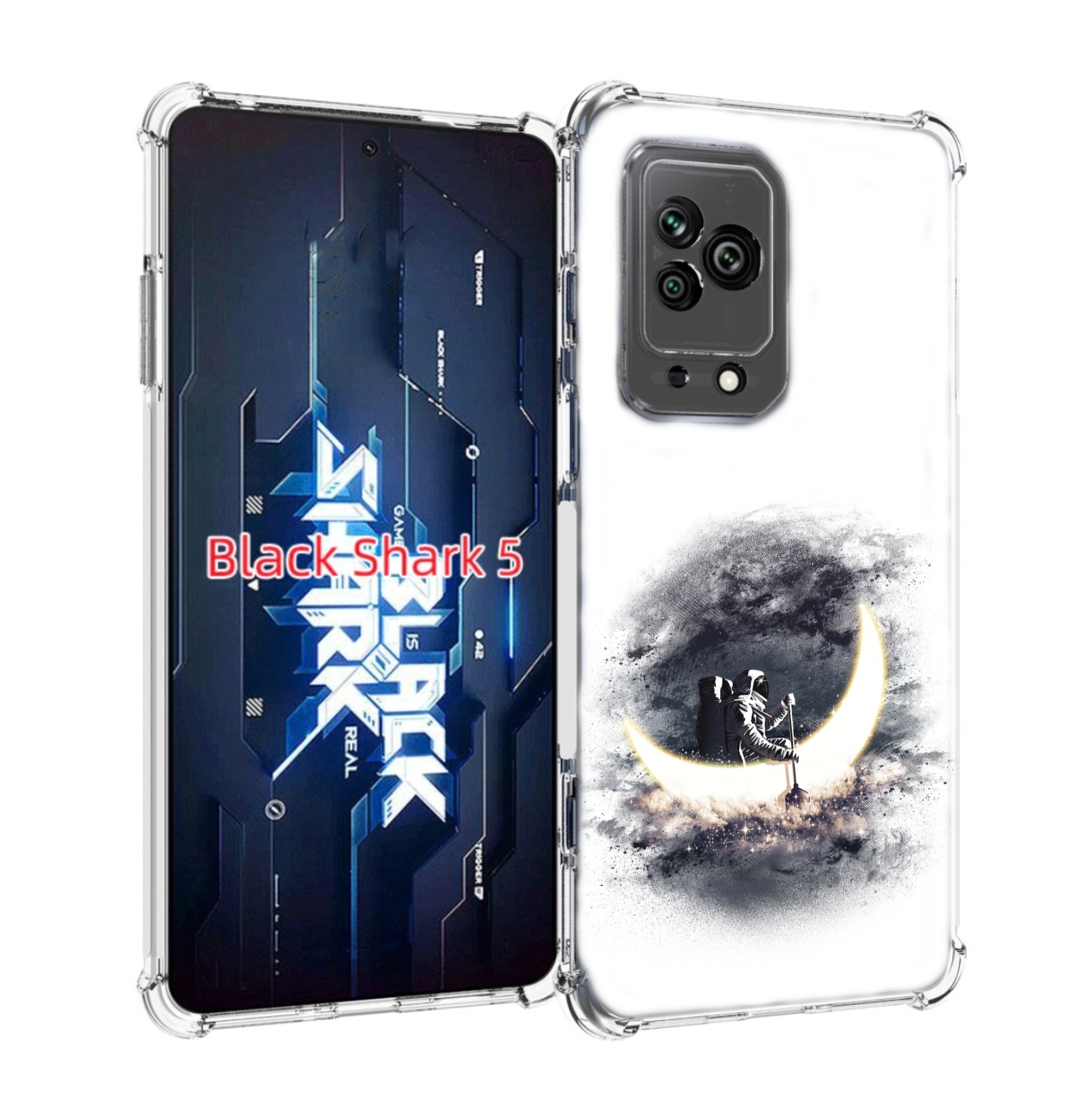 

Чехол MyPads лунный путешественник для Xiaomi Black Shark 5, Прозрачный, Tocco