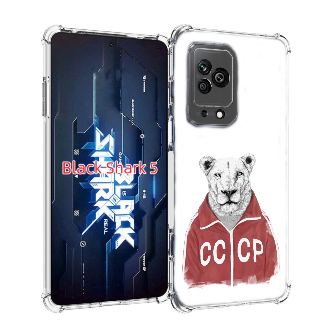 

Чехол MyPads львица ссср для Xiaomi Black Shark 5, Прозрачный, Tocco