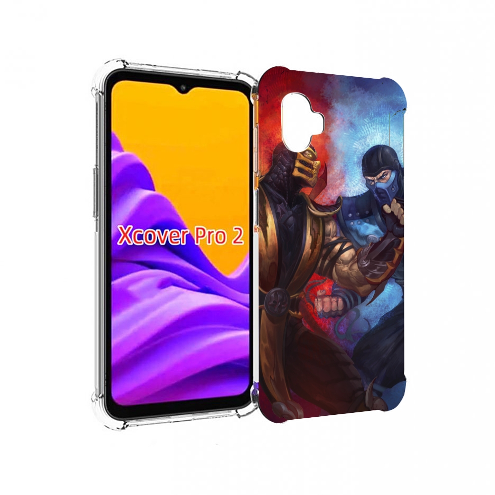 

Чехол MyPads Mortal Kombat art для Samsung Galaxy Xcover Pro 2, Прозрачный, Tocco
