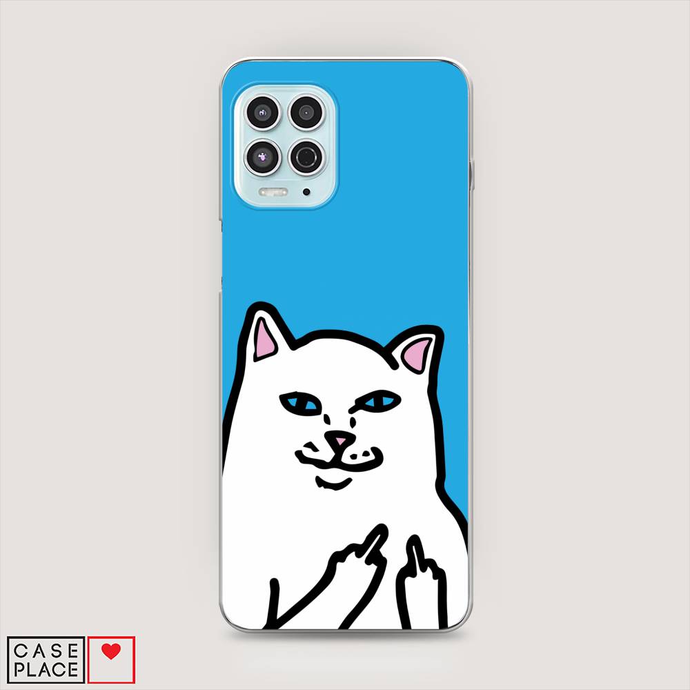 

Чехол Awog на Motorola Moto G100 "Кот жесть", Разноцветный, 241650-9