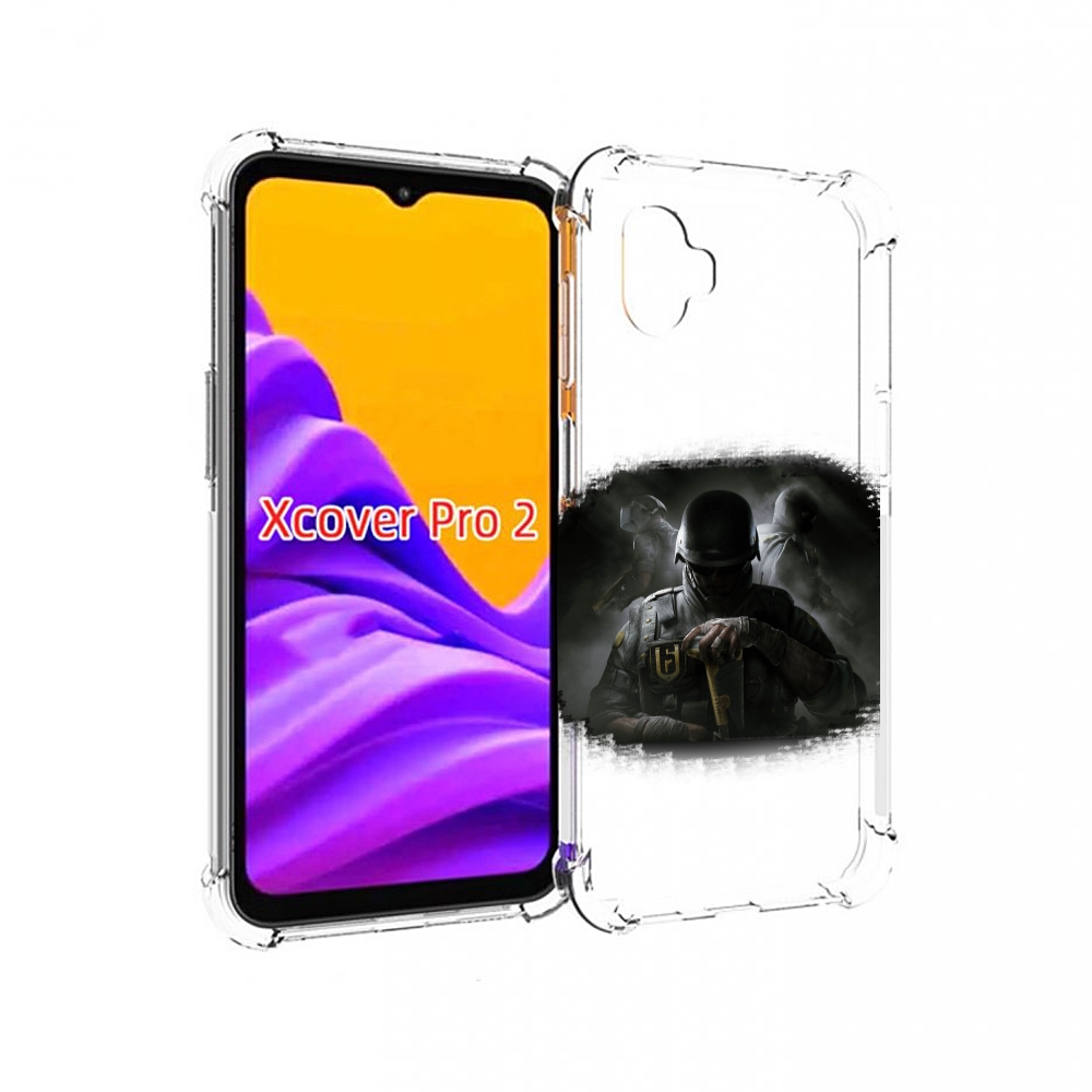 

Чехол MyPads Rainbow Six Siege для Samsung Galaxy Xcover Pro 2, Прозрачный, Tocco