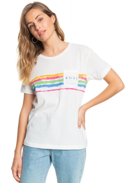 

Футболка женская Roxy ERJZT05329 белая M, ERJZT05329