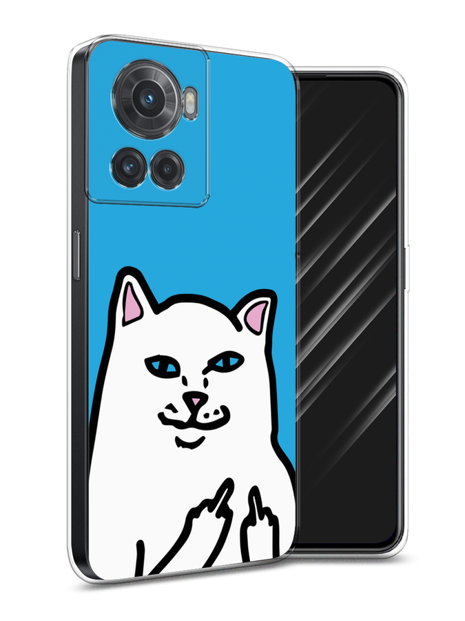 

Чехол Awog на OnePlus Ace / ВанПлас Ace "Кот жесть", Разноцветный, 153050-9
