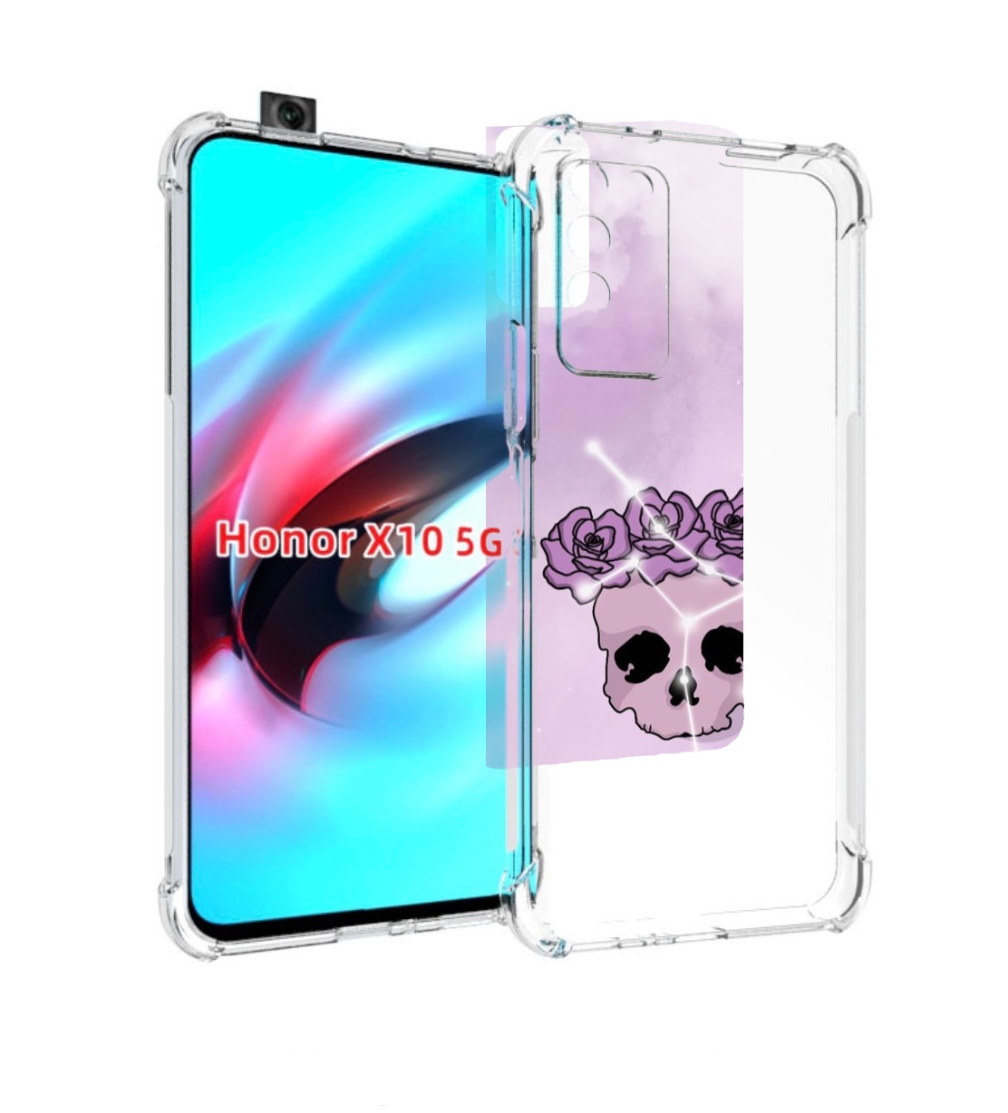

Чехол MyPads знак зодиака дева 2 для Honor X10, Прозрачный, Tocco