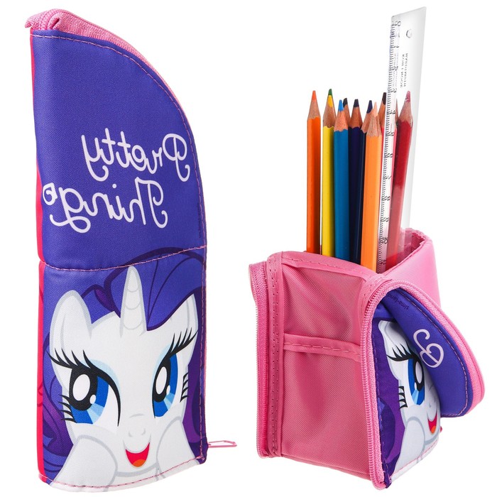 фото Пенал тубус-подставка пинки пай и рарити, 8,5х21 см, my little pony hasbro