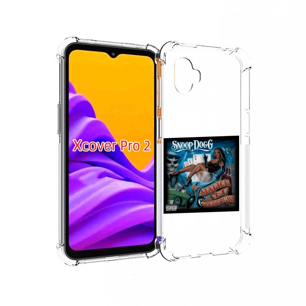 Чехол MyPads Snoop Dogg MALICE N WONDERLAND для Samsung Galaxy Xcover Pro 2