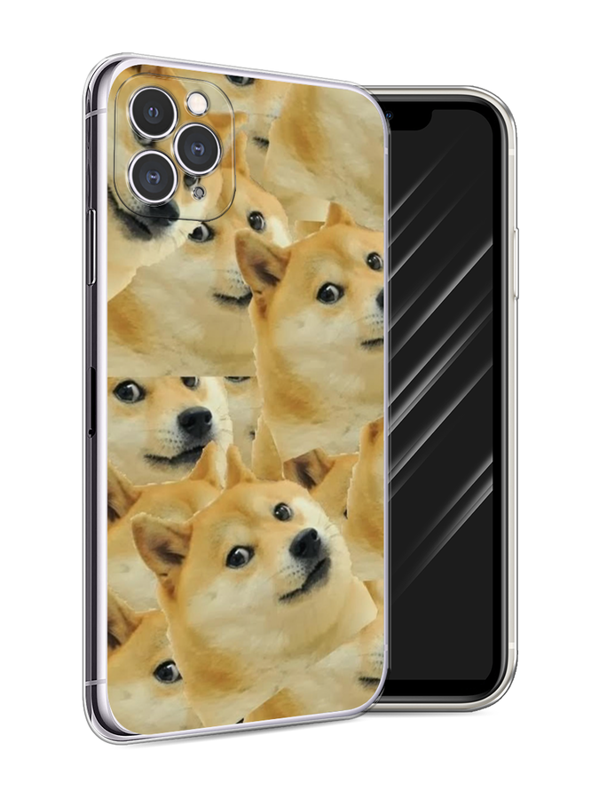 

Чехол Awog на Apple iPhone 11 Pro Max / Айфон 11 Pro Max "Собака-подозревака фон", Разноцветный, 12250-9