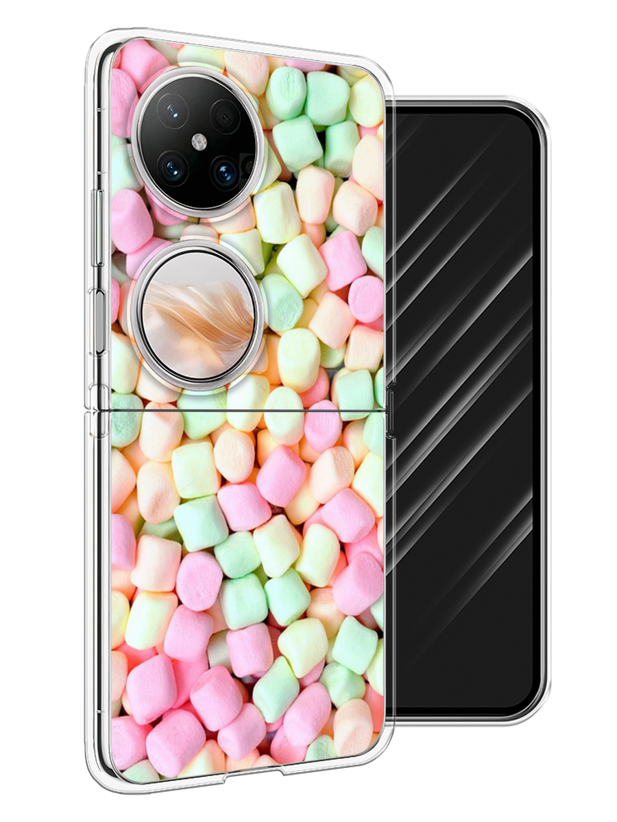 

Чехол Awog на Huawei Pocket 2 "Marshmallows", Зеленый;желтый;розовый, 6123850-1