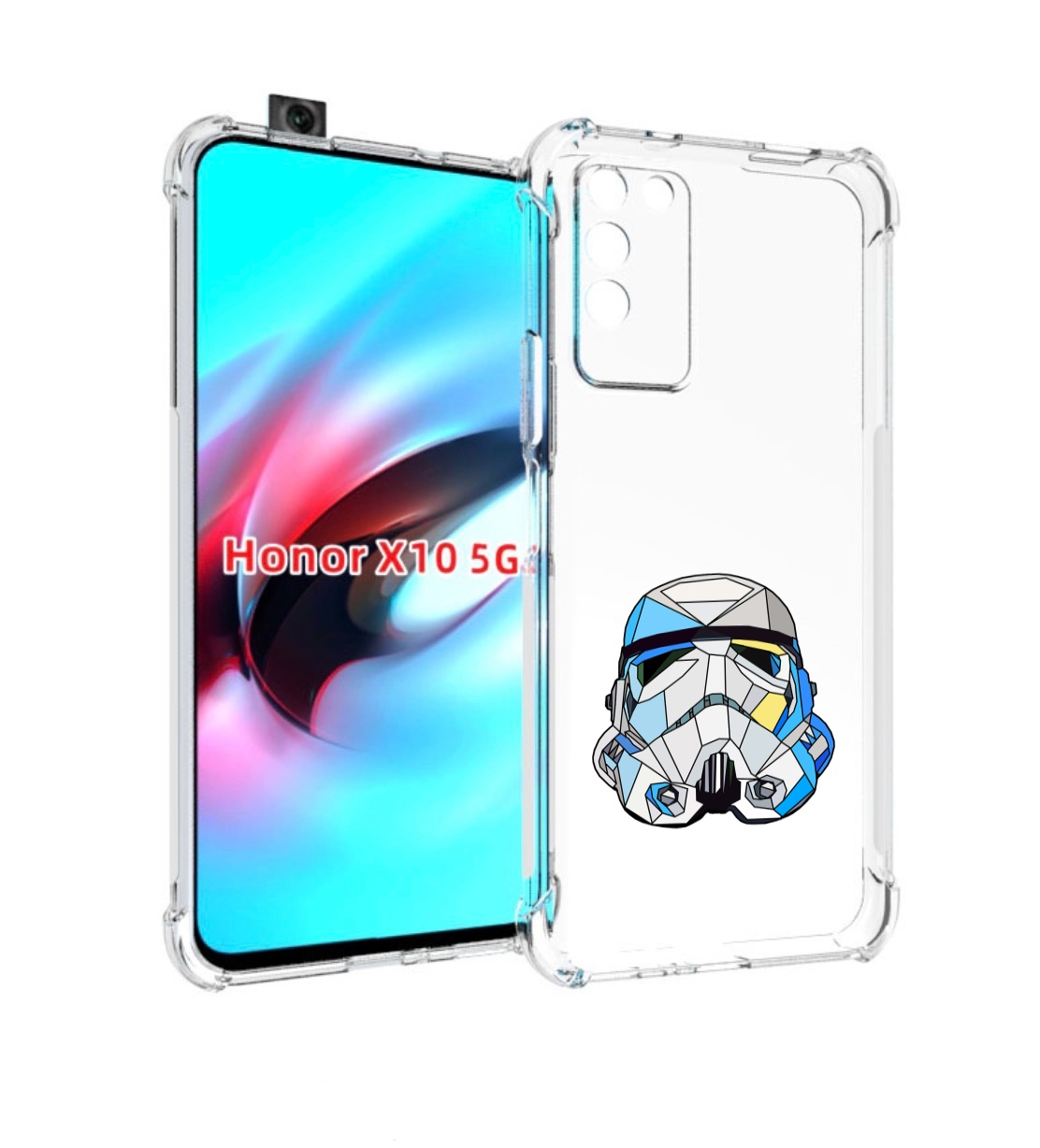 

Чехол MyPads star wars дарт вейдер для Honor X10, Прозрачный, Tocco