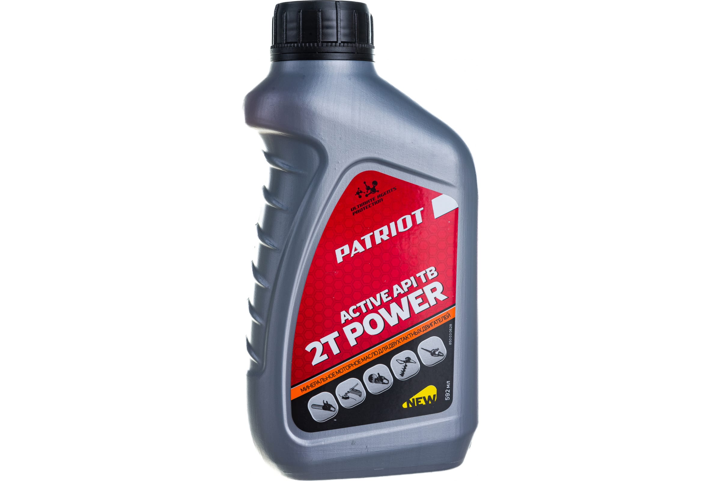 Масло минерал. PATRIOT POWER ACTIVE 2T 0,592л.