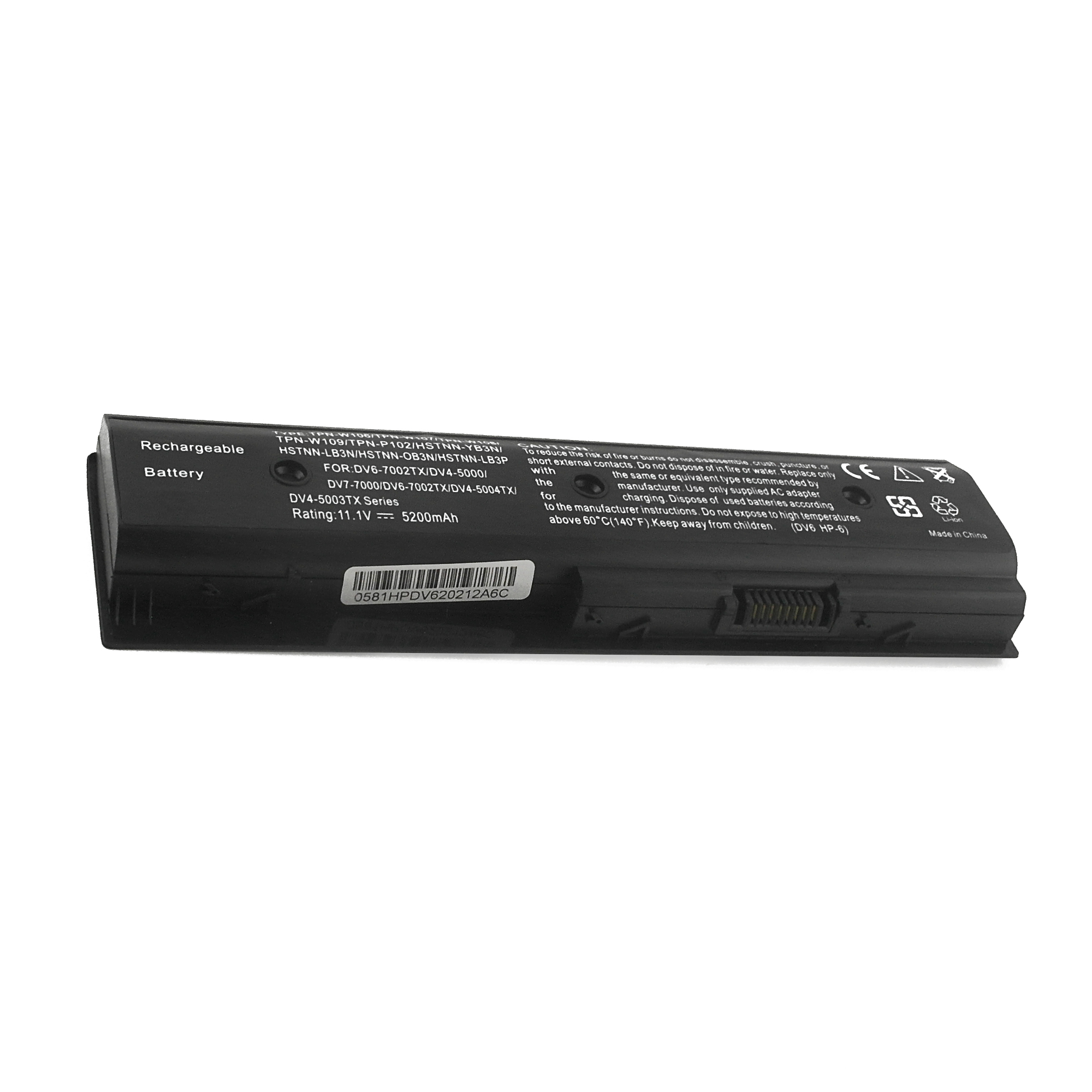 Аккумулятор HSTNN-LB3P для HP Pavilion dv6-7000 и др. (671567-421, HSTNN-OB3N, MO09)