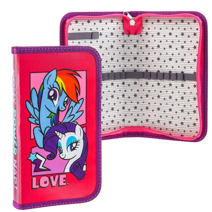 

Пенал Pony power 1 секция 11,5*20,5 см лам.картон, My little Pony, My Little Pony