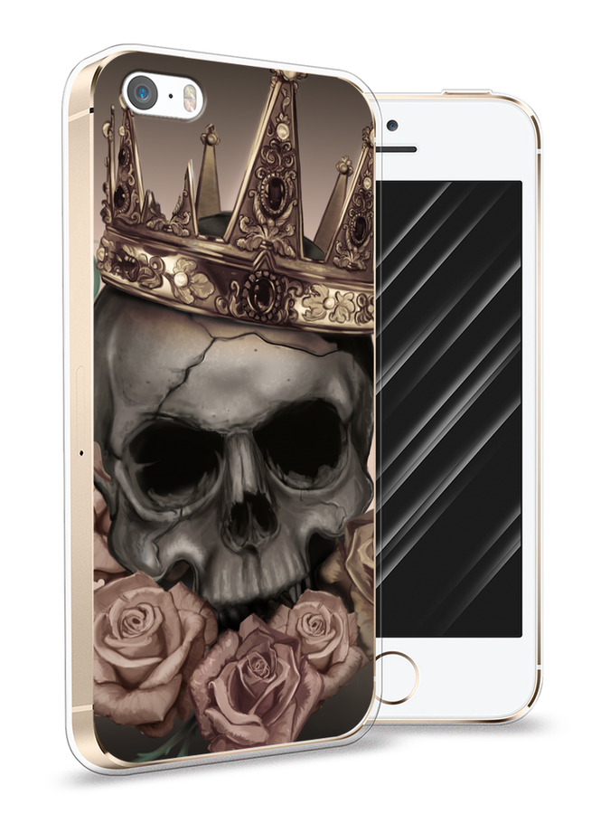 

Чехол Awog на Apple iPhone 5 / Айфон 5 "Череп 22", Разноцветный, 10350-9