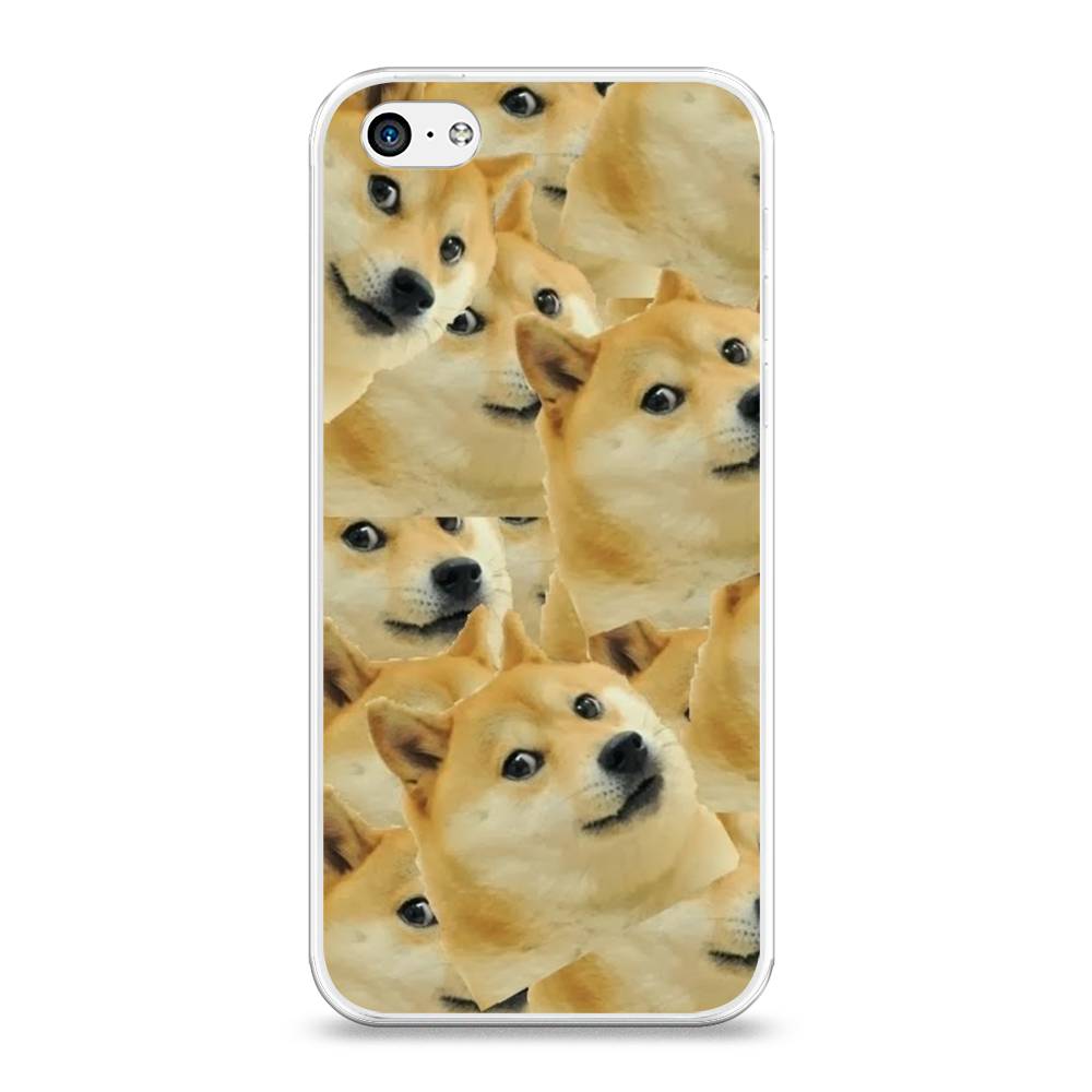 

Чехол Awog на Apple iPhone 5C / Айфон 5C "Собака-подозревака фон", Разноцветный, 10250-9