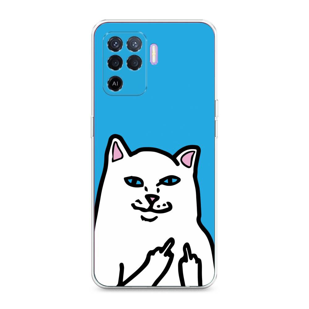 

Чехол Awog на Oppo Reno 5 Lite "Кот жесть", Разноцветный, 255150-9