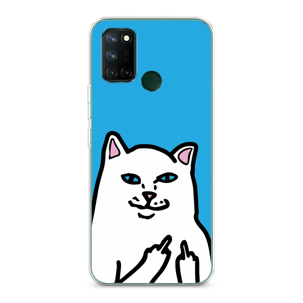 

Чехол Awog на Realme 7i "Кот жесть", Разноцветный, 253950-9