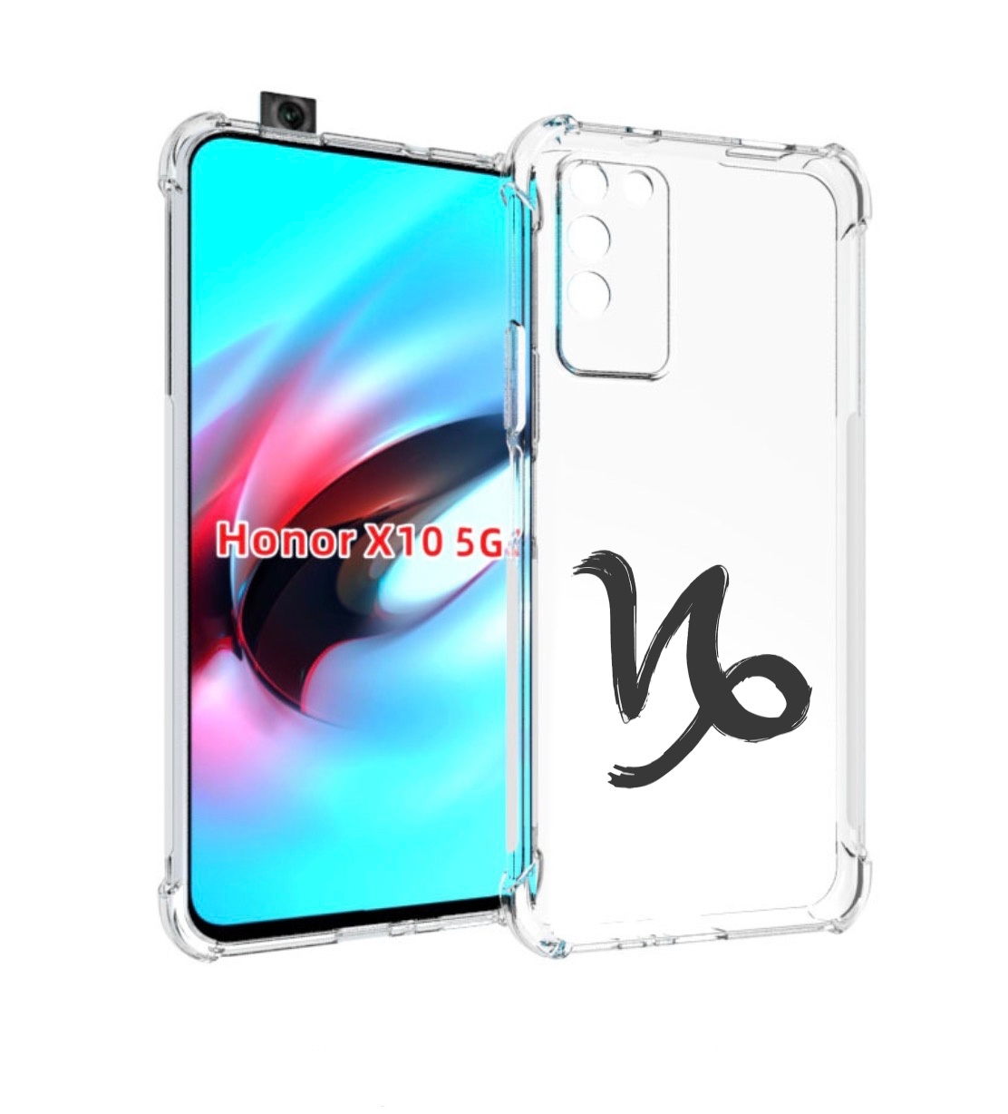 

Чехол MyPads знак-зодиака-козерог-8 для Honor X10, Прозрачный, Tocco