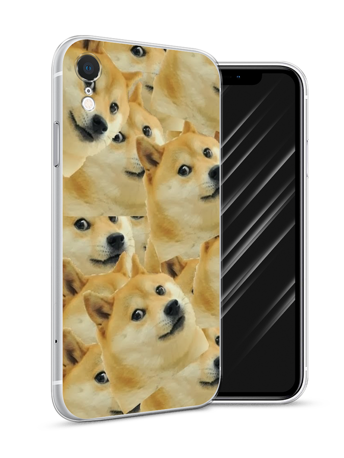 

Чехол Awog на Apple iPhone XR (10R) / Айфон XR (10R) "Собака-подозревака фон", Разноцветный, 12050-9