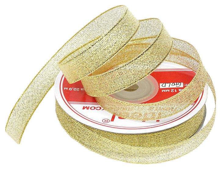 

Лента Парча IDEAL шир. 12мм цв.золото уп.22,85 м, Золотистый, Magic4Hobby